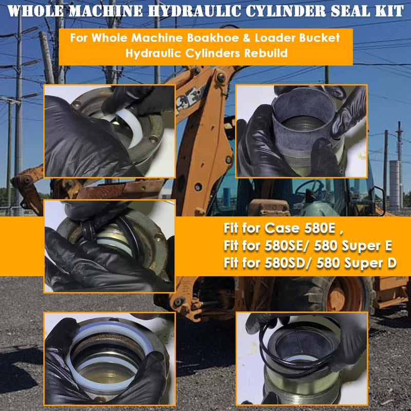 Hydraulic Cylinder Seal Kit for Case 580E 580SE 580SD Backhoe Whole Machine