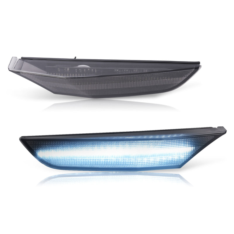 LED Side Marker Lights Left Right Smoke for Infiniti G35 Sedan 2001-2006 2PCS