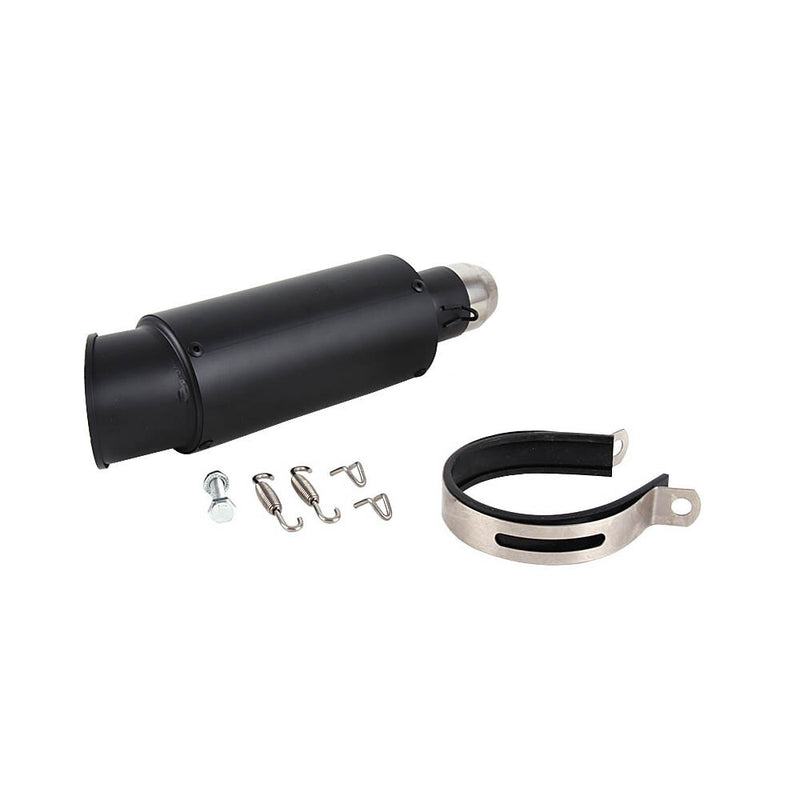 Universal Motorcycle Exhaust Muffler Tail Pipe Slip On DB Killer Black