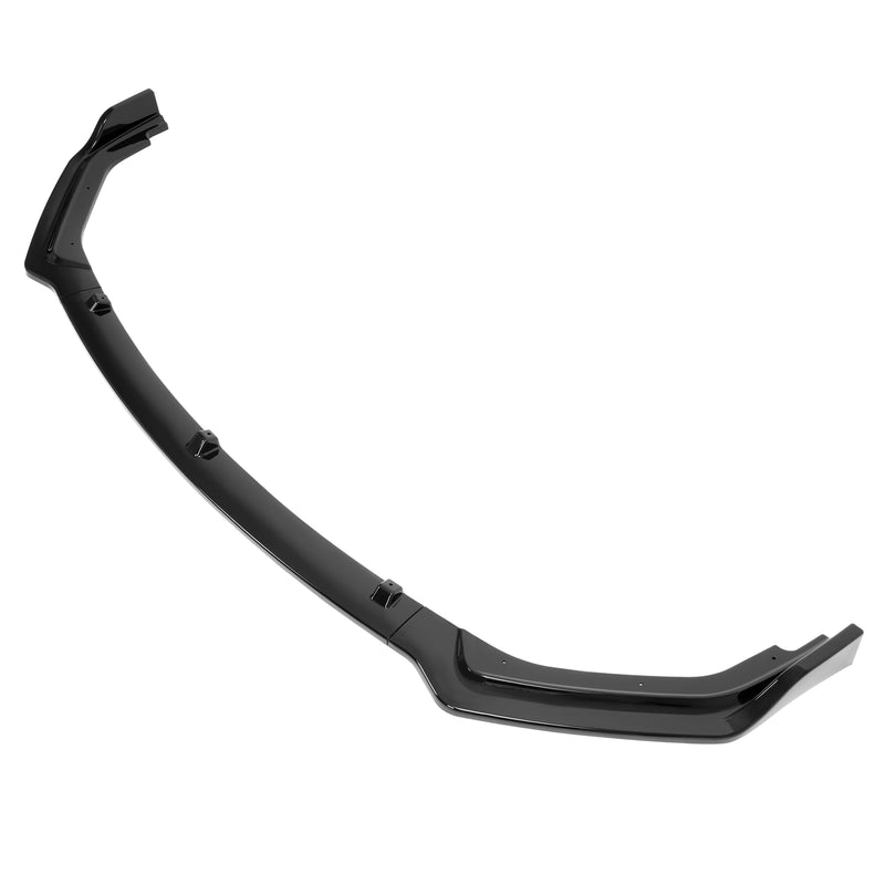 Glossy Black Front Bumper Lip Splitter Chin for Infiniti Q50 2018-2024 Luxe