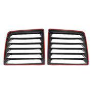 DURAFORCE Rear Window Louver for Chevy Express And for GMC Savana Van 1997-2017 Set Of 2