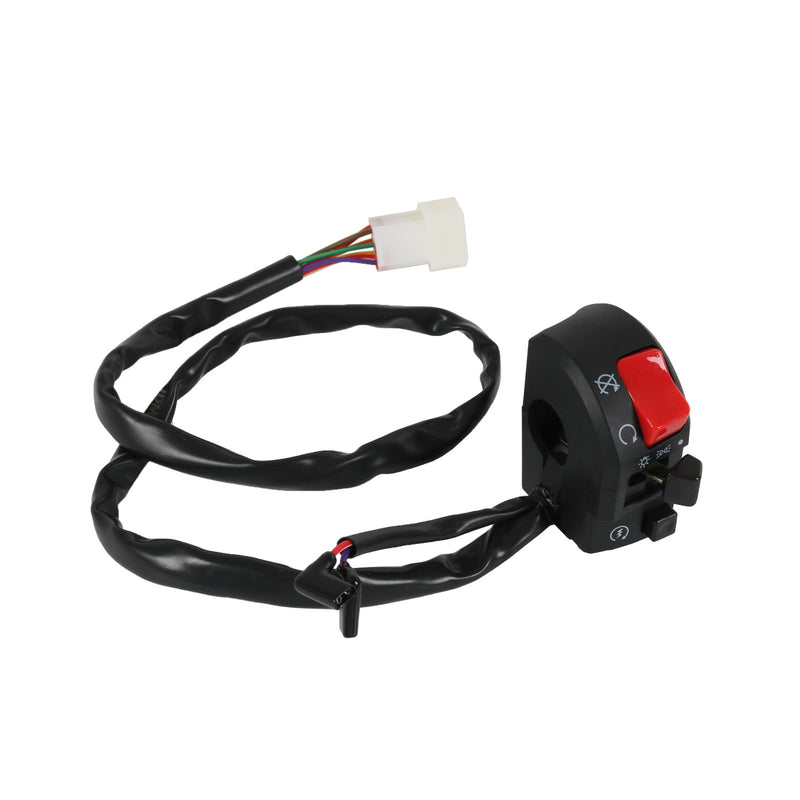 7/8" Handlebar Horn Turn Signal Fog Light Controller Switch for Motorcycle
