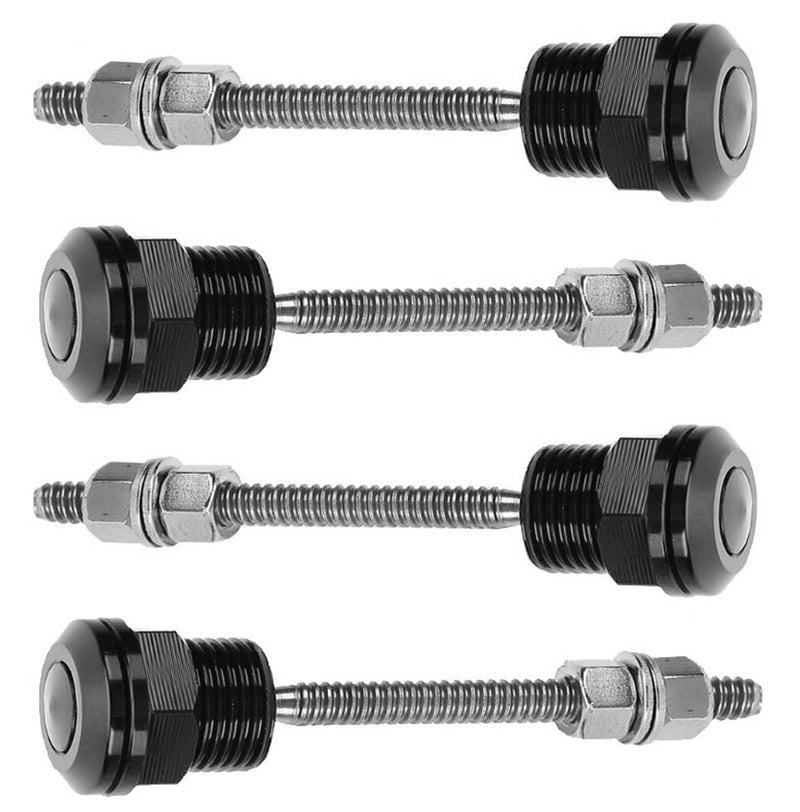 4Pcs Push Button Quick Release Hood Bonnet Pins Lock Clip Car Bumper Latch Kits