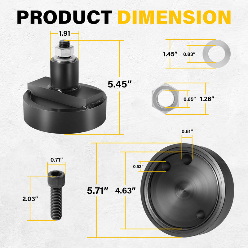 JT30040B Rear Main Seal Installer for JD 202 219 239 329 359 414 Engines