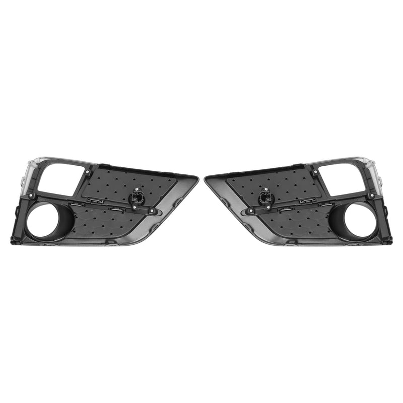 DURAFORCE Fog Light Cover Front Bumper Lamp Bezel for Honda Odyssey 2018-2020 Black Pair
