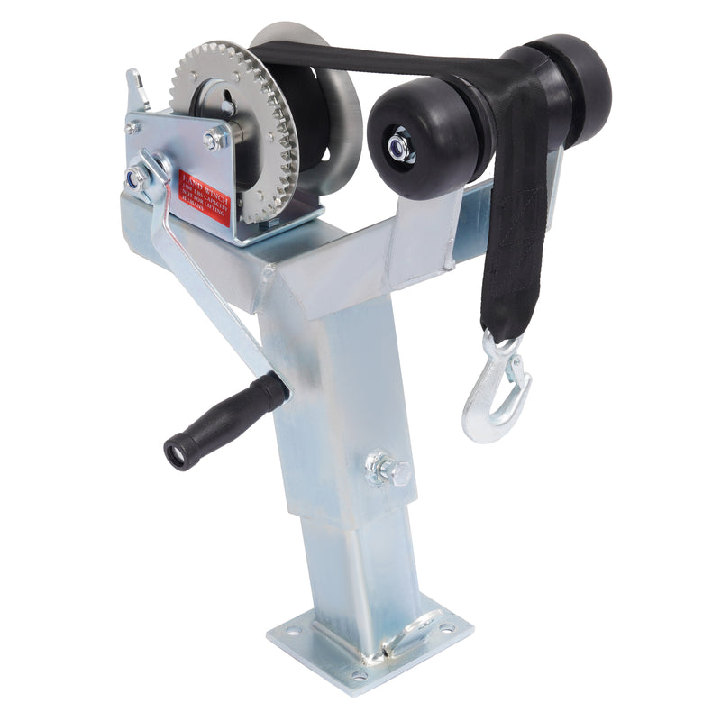 1400lbs Winch Stand Winch Post with Roller for Boat Trailers Adjustable