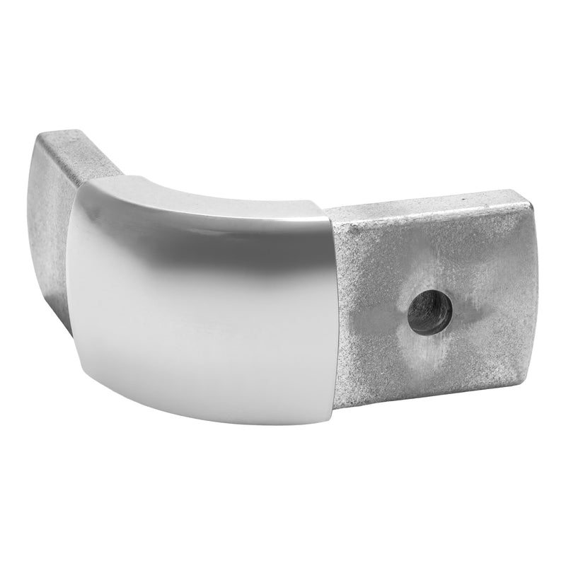 90 Degree Aluminum Arm Corner Joint for Dump Truck Tarp System Silver Pair