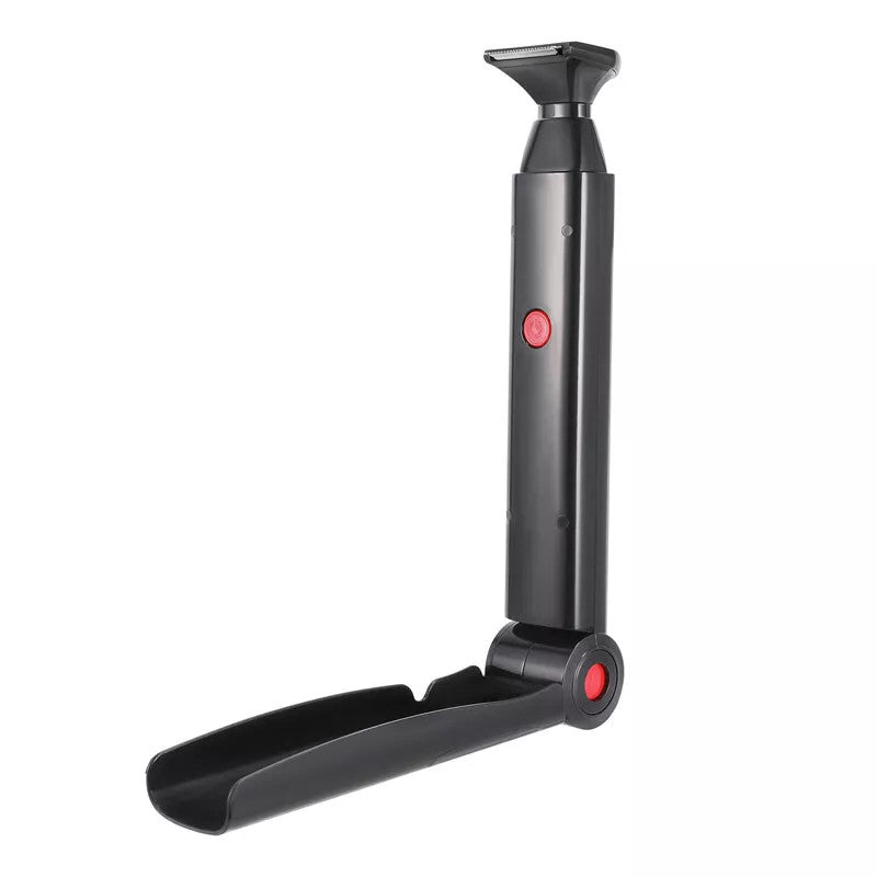 Electric Back Shaver for Men Long Handle Body Hair Removal Facial Razor Trimmer