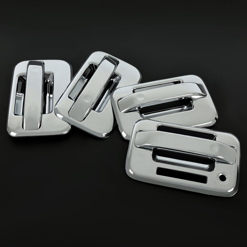 Door Handle Cover for Ford F-150 F150 4DR Crew Cab 2004-2014 Chrome ABS Keypad