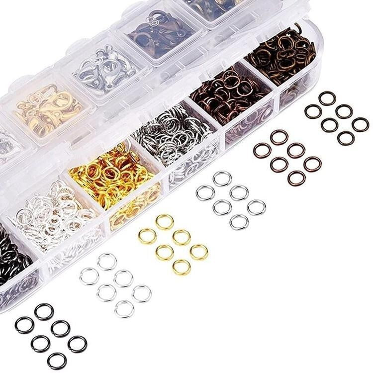 960pcs Jewelry Making Kit Jump Ring Plier Necklace Repair DIY Craft Supplies Set