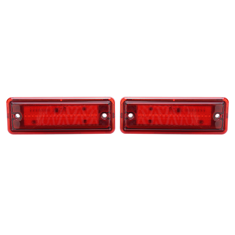 LED Rear Side Marker Parking Lights for El Camino Caballero Malibu 1978-1987