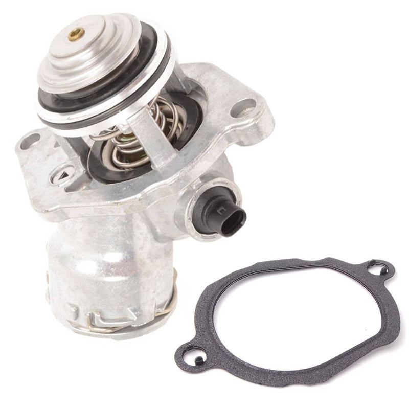Engine Coolant Thermostat Assembly with Sensor for Mercedes C300 C350 E350 ML350