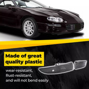 DURAFORCE Black Turn Signal Bumper Parking Lamps for Chevy Camaro 1993-2002