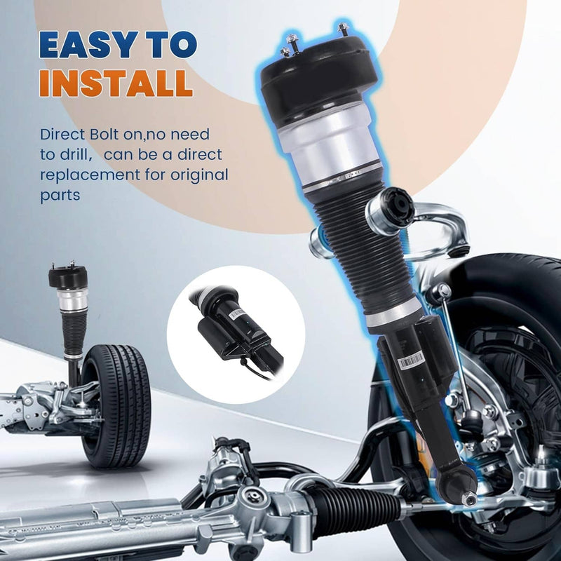 2Pcs Front Air Suspension Struts for Mercedes 4Matic W221 S500 S550 CL500 CL550