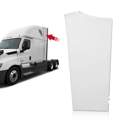 DURAFORCE Cab Fairing Extension Upper Left for Freightliner Cascadia 2008-20 Behind Cabin