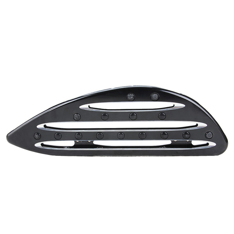 Pair Front CNC Edge Cut Driver Stretched Floorboards for Harley Touring Softail