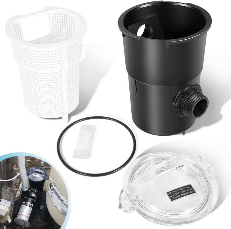 PowerFlo LX Pump Strainer Housing With Lip Basket O-Ring for Hayward