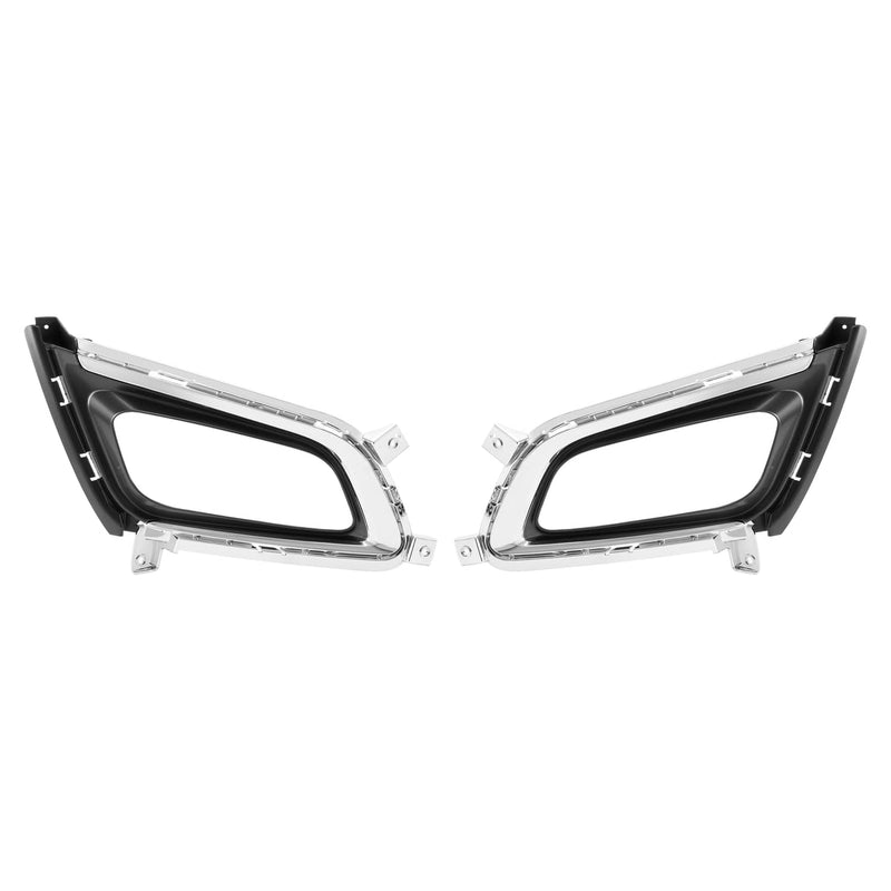 DURAFORCE Halogen Fog Lights with Bezel Chrome Trim for Kia Optima 2014 2015 RH LH Pair