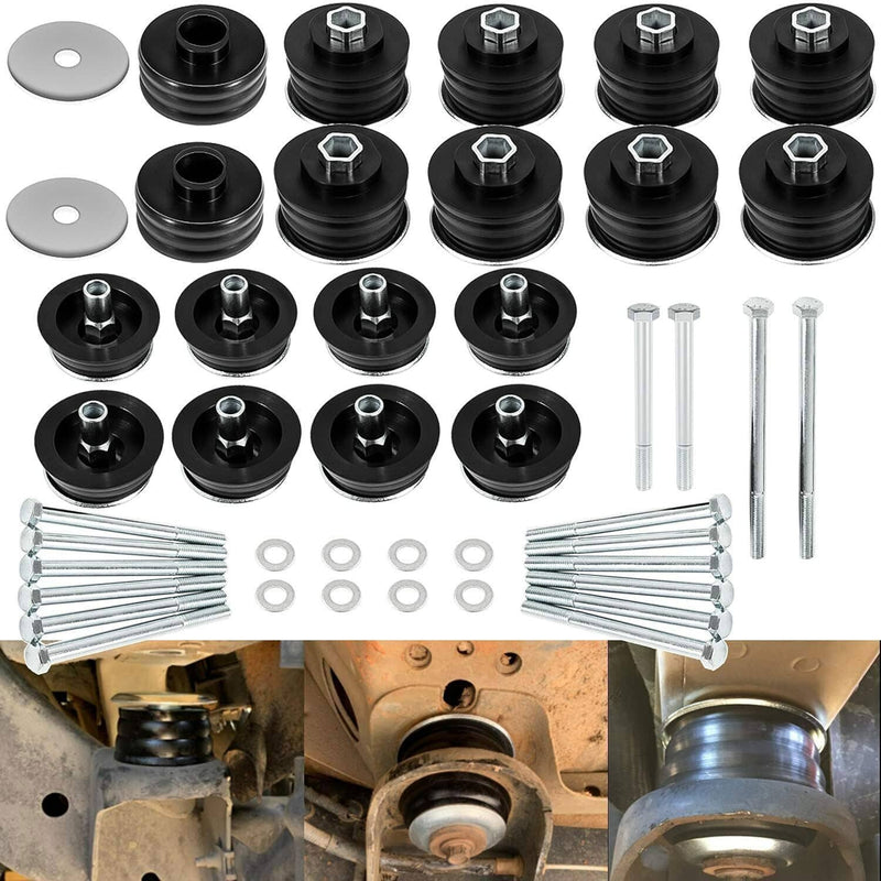 KF04060BK Body Cab Mount Bushing Kit for Ford F250 F350 Super Duty 2/4WD 2008-16