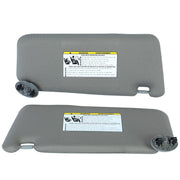 DURAFORCE Sun Visor Left & Right Side With Sunroof Gray for Toyota Camry 2007-2011 Pair