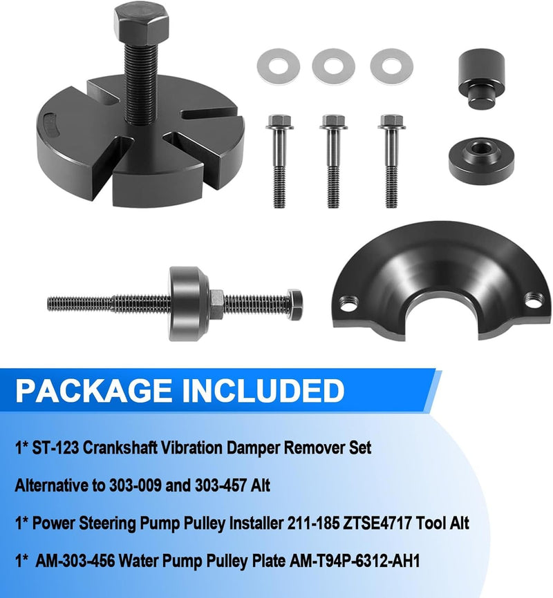 303-S455 Water Pump Pulley Removal Tool for Ford Mercury 303-009 211-185