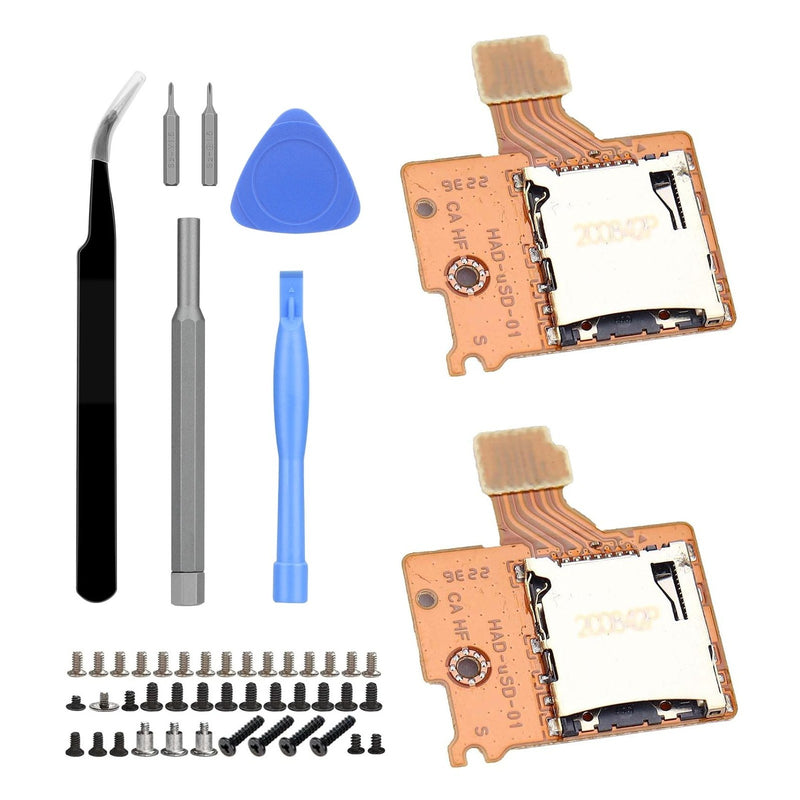 HAC-SD-01 Micro SD Card Slot Socket Reader for Nintendo Switch 2pcs
