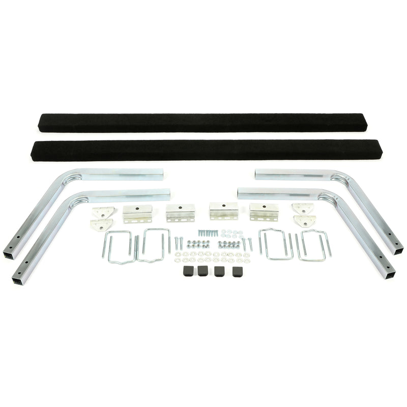 Adjustable Boat Trailer Bunk Board Guide-on 61" Feet Rail with Brackets Kit