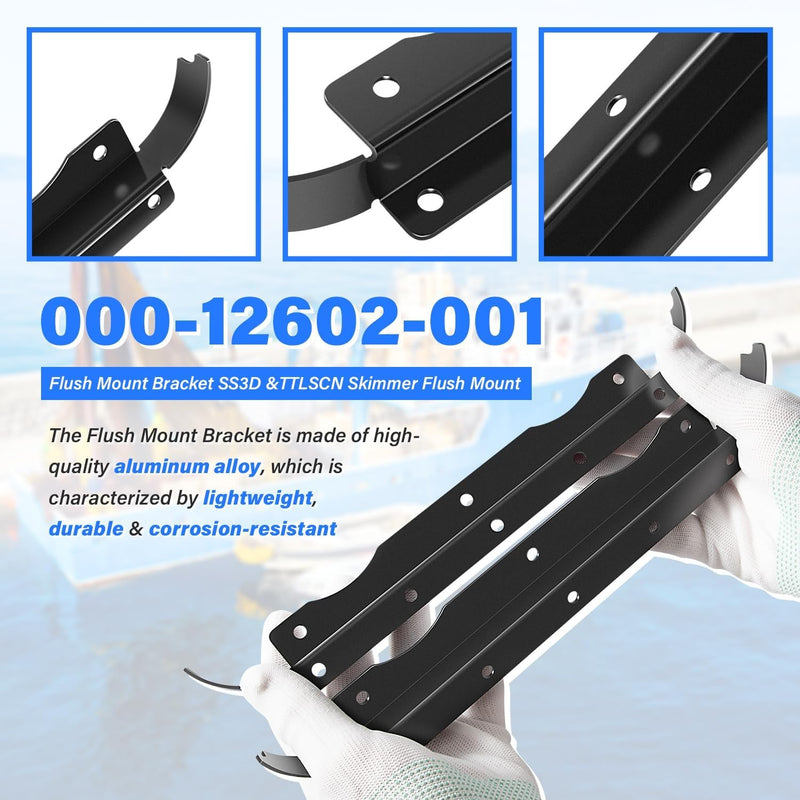000-12602-001 Flush Mount Bracket for Lowrance SS3D TTLSCN Skimmer Transducer