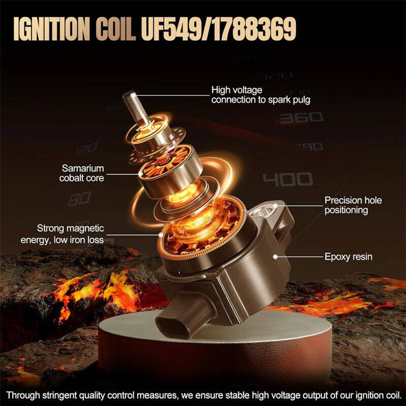 UF549 Spark Plugs and Ignition Coil Packs for Nissan Altima Sentra Rogue