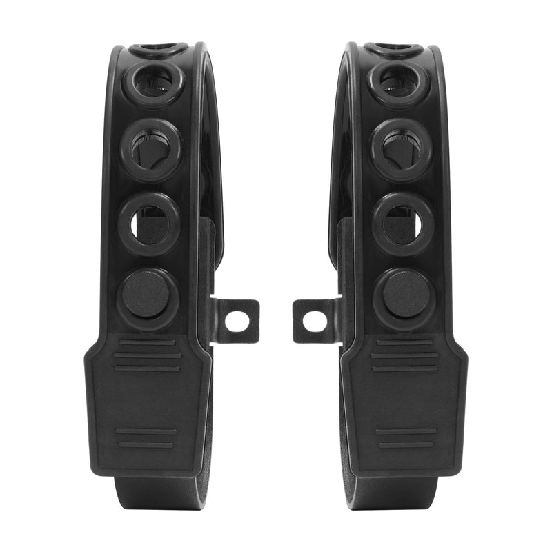 Powder Coated Rubber Gun Rack Straps for Seat Back MOLLE Mounting 2 Pack