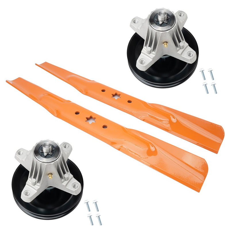 918-06976A Spindle with Pulley Blade Kit for Cub Cadet XT2-LX42 KH KW Enduro
