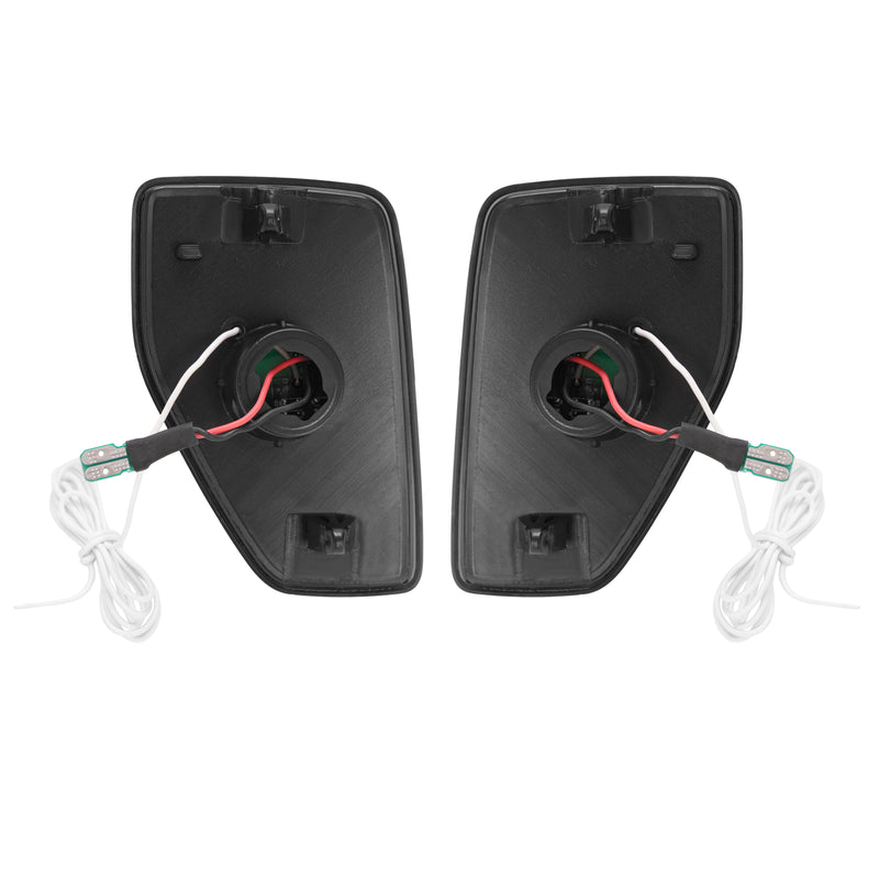Smoked Full LED Front Fender Side Marker Lights for Hummer H3 05/06-10 H3T 09-10