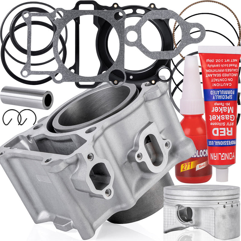 Cylinder Piston Gasket Top End Kit 84.5mm for Yamaha Kodiak 400 Grizzly 400