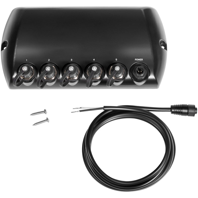 408450-1 5 Port Ethernet Switch for Humminbird AS ETH 5PXG Black