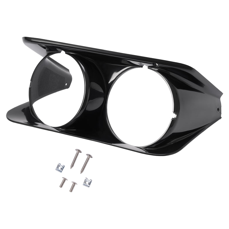 Black Headlight Bezel Trim Driver Side LH for Chevrolet C3 Corvette 1968-1982
