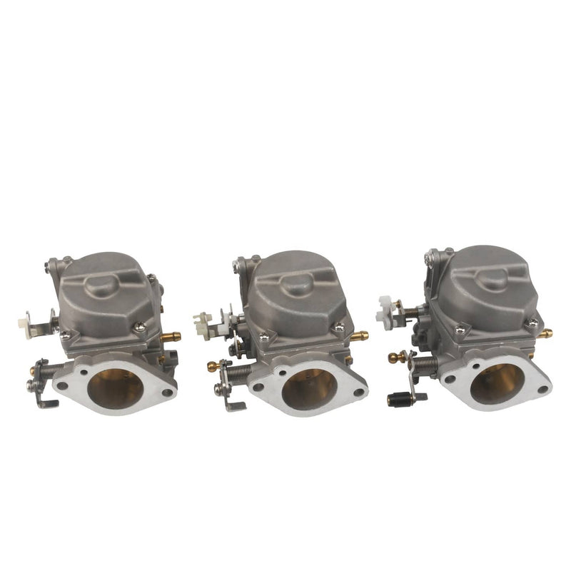 DURAFORCE Outboard Carburetor Sets for Yamaha 2 Stroke 3 Cylinder 75HP 85HP Engine