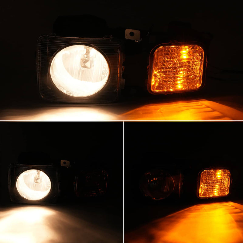 DURAFORCE Headlight for Hummer H3 2006-2010 H3T 2009-2010 Driver Side Bulb