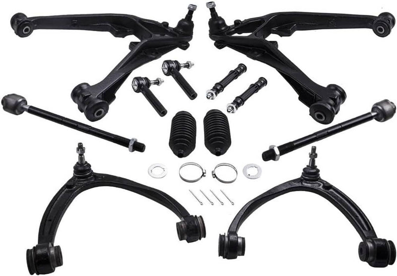 12Pcs Front Upper Lower Control Arm for Escalade Chevy Silverado GMC 2007-2013