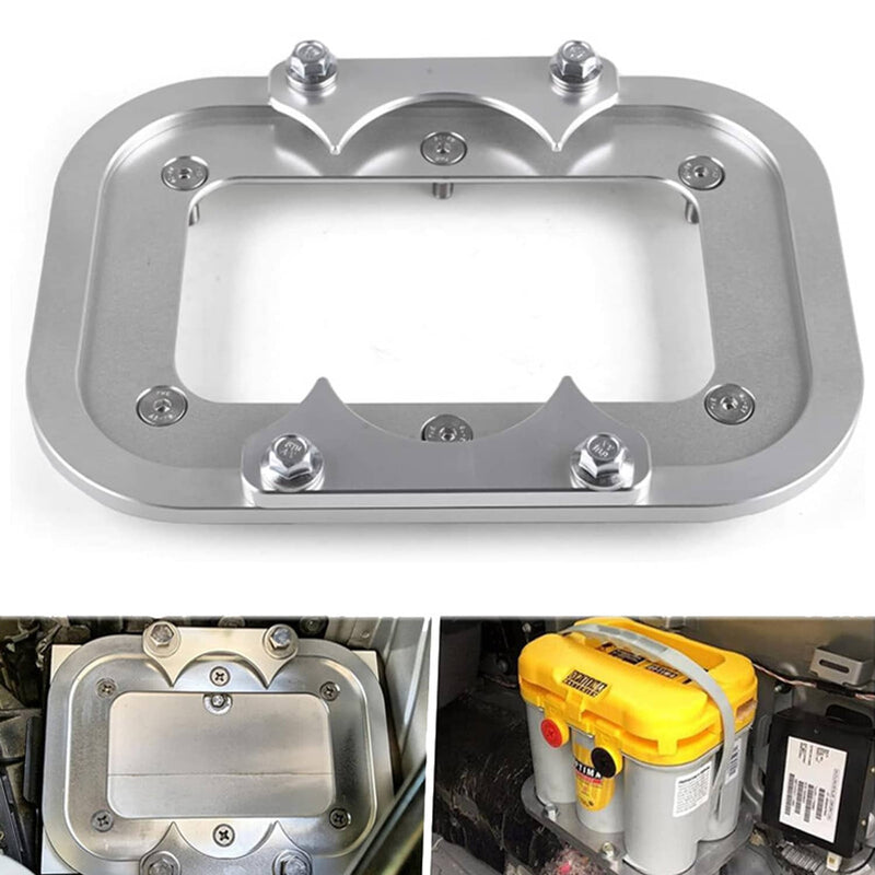 Billet Aluminum Battery Relocation Tray for Optima Battery 34/78