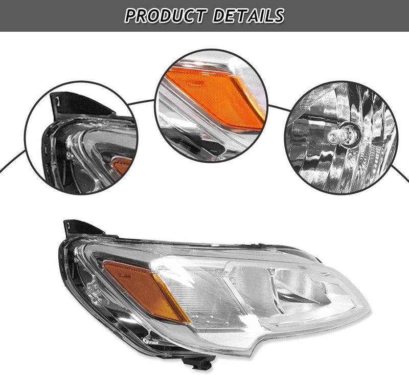 Right Passenger Side Headlight Halogen for Dodge Ram Promaster 2023-2026