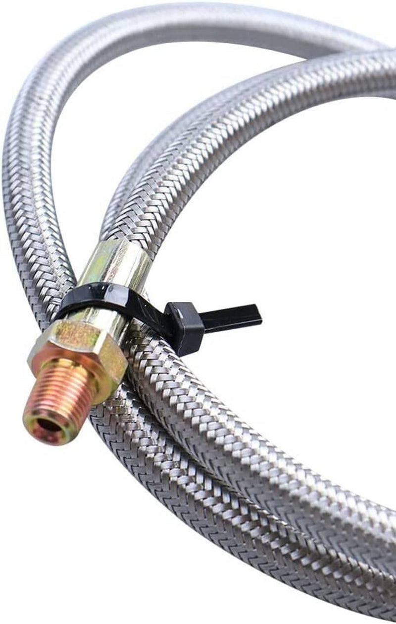 41" Turbo Oil Feed Line Kit for T3 T4 T60 T61 T70 AN4 90 Degree