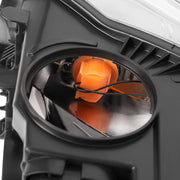 DURAFORCE Clear Lens Halogen Left Driver Side Headlight for Ford Focus 2012-2014 W/Bulb