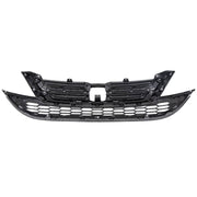 DURAFORCE Front Bumper Upper & Lower Grille ABS Chrome for Honda CRV CR-V 2010 2011