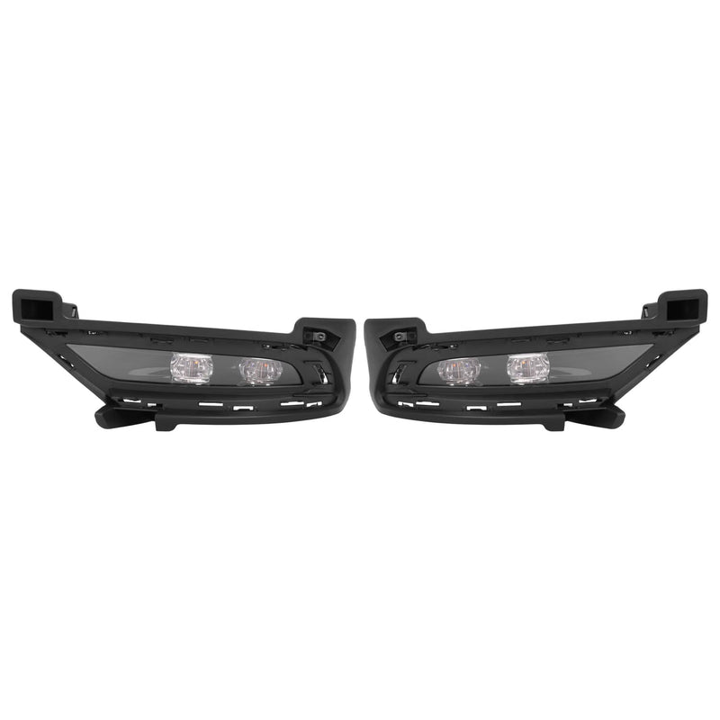 DURAFORCE LED Bumper Fog Lights Bezel Left Right Side for Chrysler 300 2015-2024
