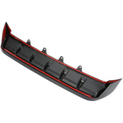 DURAFORCE Shark Fin Rear Bumper Diffuser Glossy Black for Toyota Camry SE XSE 2018-2023
