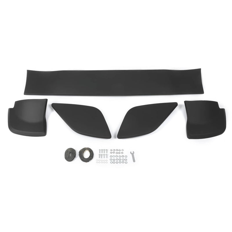 DURAFORCE Rear Trunk Spoiler Wing For Subaru WRX STI 2015-2021 JDM Style Matte Black