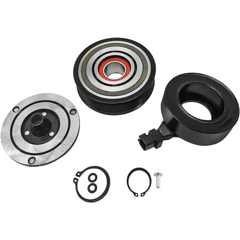 A/C Compressor Clutch Kit Coil Pulley for Jeep Wrangler 3.6L 6 Cyl 2012-2018