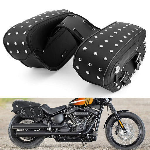 DURAFORCE Motorcycle Saddle Bags Side Tool Bag Luggage for Harley Sportster XL 883 1200