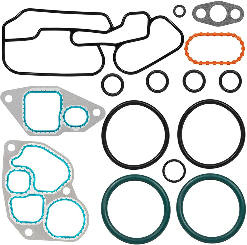 1823182C95 Oil Cooler Mounting Gasket Kit for International DT466E 1993-1997