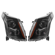 DURAFORCE LED Projector Headlights for Cadillac SRX 2010-2016 Left Right Black